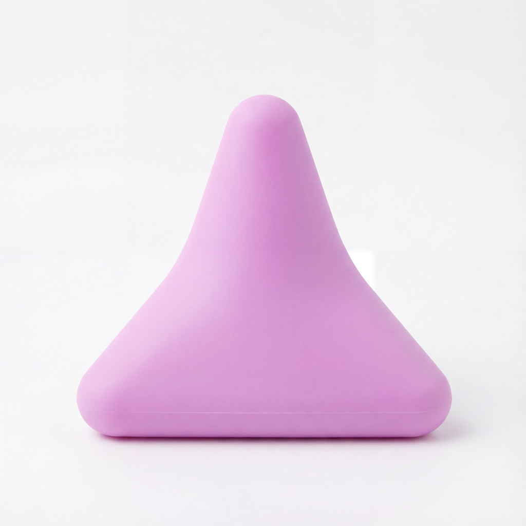 Triangular massage cone